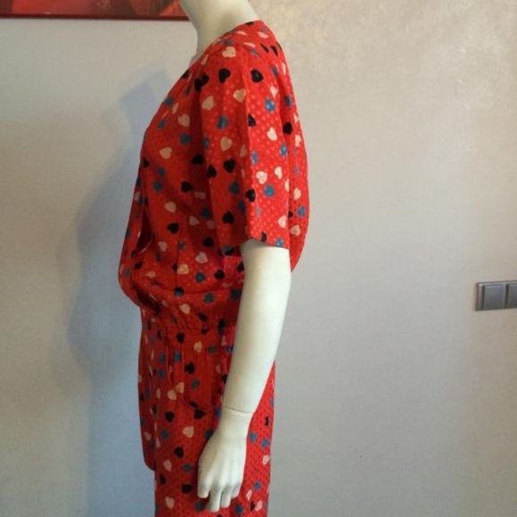 NWOT See by Chloe Romper In Heart Print - Picture 8 of 10